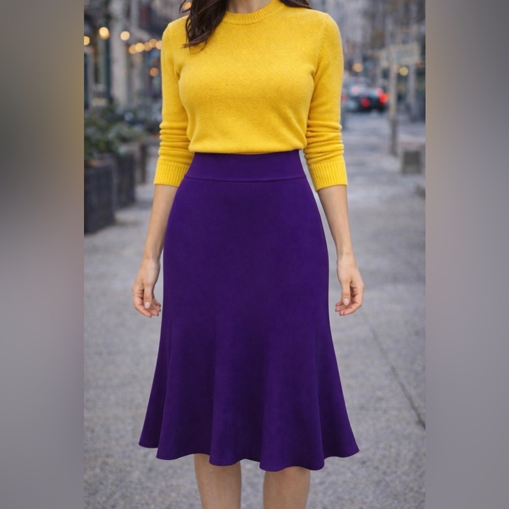 LOCK & LOVE midi skirt